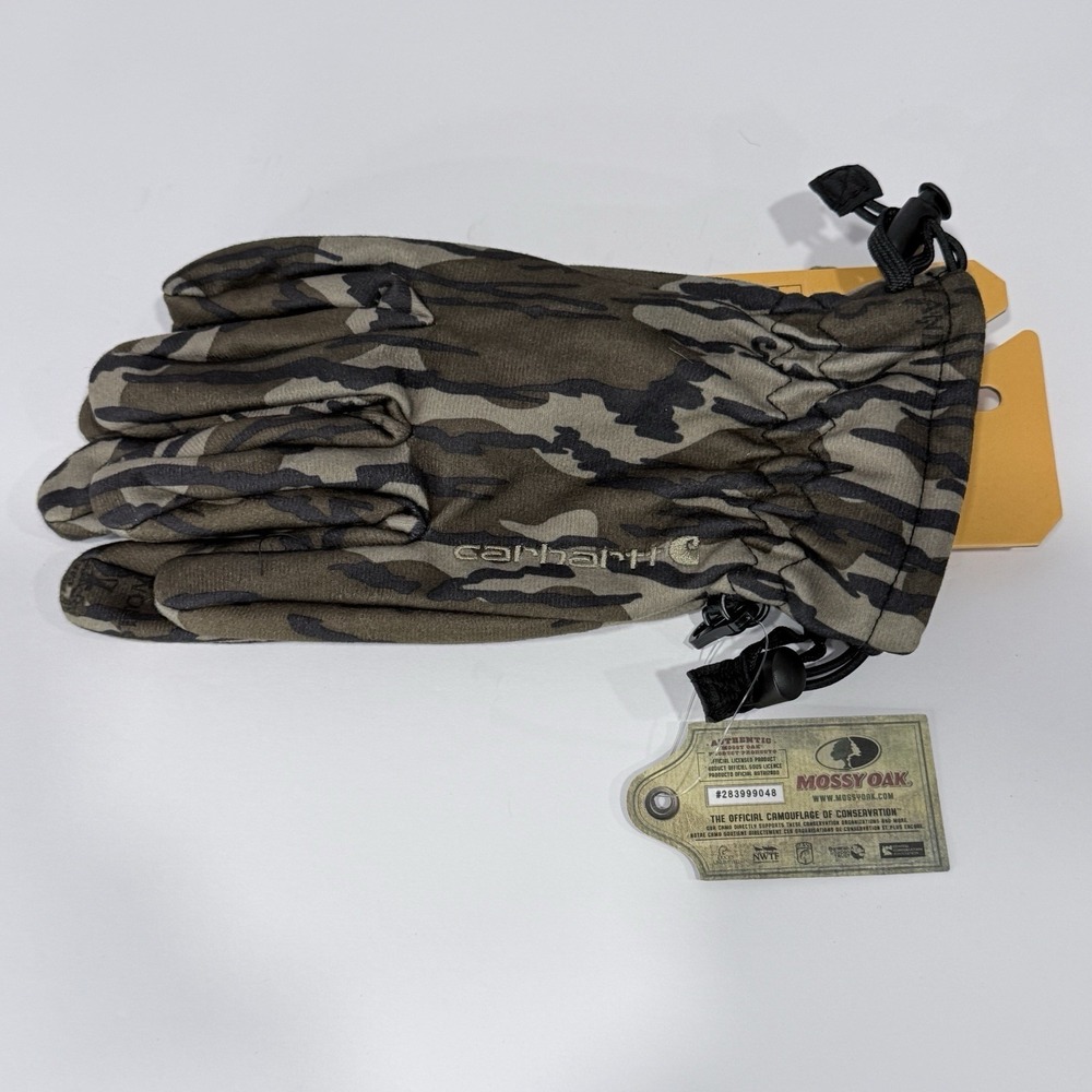 Carhartt Men's Hunt Fleece Camo Glove Size XL Mossy Oak GF0522-M NWT Outdoors